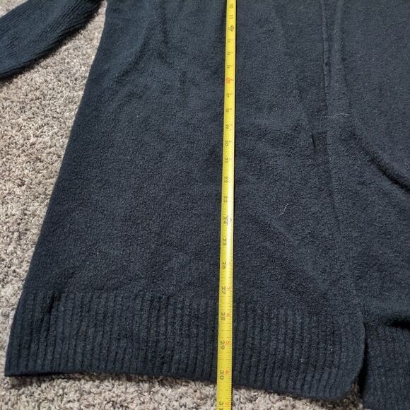Goodthreads Women's S Small Relaxed Fit Cardigan Sweater Black Open - Picture 4 of 8
